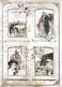Stamperia A4 Rice Paper Packed Romantic Horses 4 Frames 1 Sheet DFSA4581