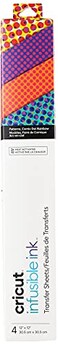 Cricut Infusible Ink Transfer Sheet Patterns Comic Rainbow 4 ct