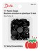 Dritz Plastic Snaps Round Black Size 20 12Count