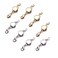 Zpsolution Locking Magnetic Clasps for Jewelry Necklaces Bracelets Light and Small Keep the Clasp in Back