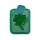 Saspatch Lucky Seven Leaf Clover PVC Morale Patch Hook Loop Backing
