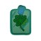 Saspatch Lucky Seven Leaf Clover PVC Morale Patch Hook Loop Backing