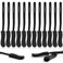 CooBigo 25Pack Zipper Pull Replacement Golf Bag Zipper Pull Replacement Tab for Backpack Jackets Pants Boots Coats Luggage BlackUniversal Extender