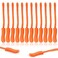 CooBigo 12Pack Zipper Pull Replacement Golf Bag Zipper Pull Replacement Tab for Backpack Jackets Pants Boots Coats Luggage OrangeUniversal Extender