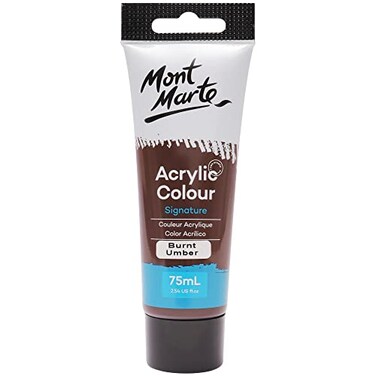 Mont Marte Acrylic Paint Studio 75ml Burnt Umber