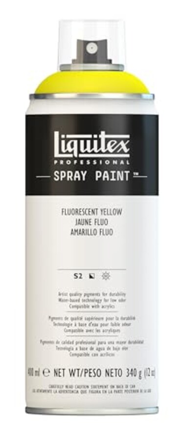 Liquitex Professional Spray Paint 12oz 400ml Fluorescent Yellow