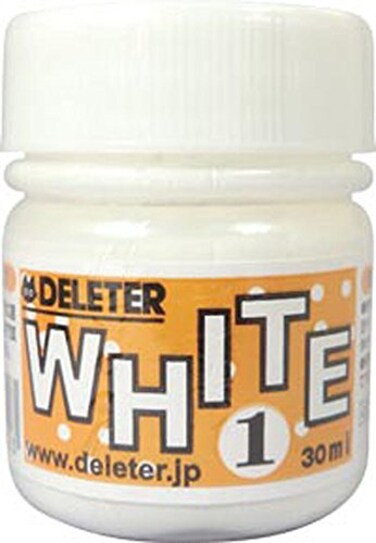 DELETER Manga Ink White 1 MultiPurpose White Ink for dip Pen Brush Flows Well 30mlBottle 1 Bottle 3410002