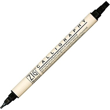 Kuretake Zig Memory System Calligraphy Marker Pure Black