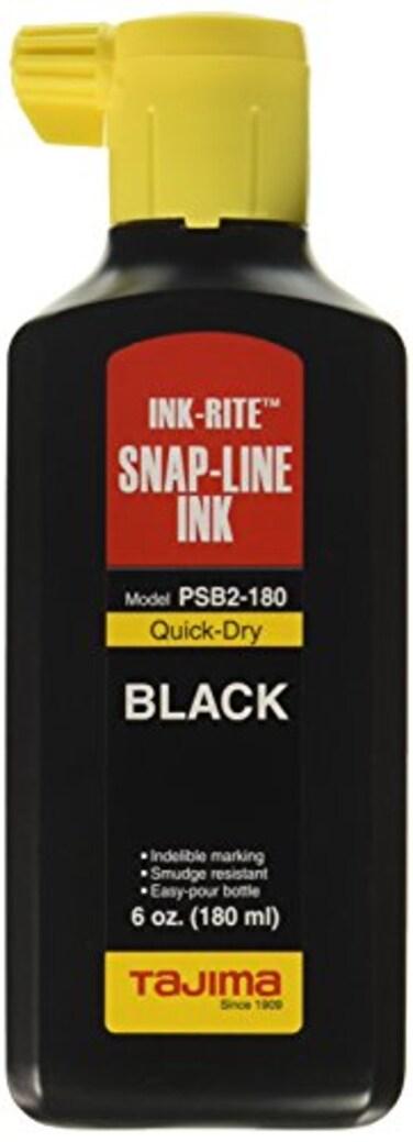 Tajima PSB2180 INKRITE Quick Dry Black Ink 6 oz