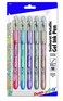 Pentel Arts Sunburst Metallic Gel Pen Medium Line Permanent 5 Pack Assorted Ink K908MBP5