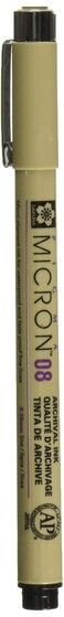 Sakura Pigma Micron Pen 08 Blk 3pc