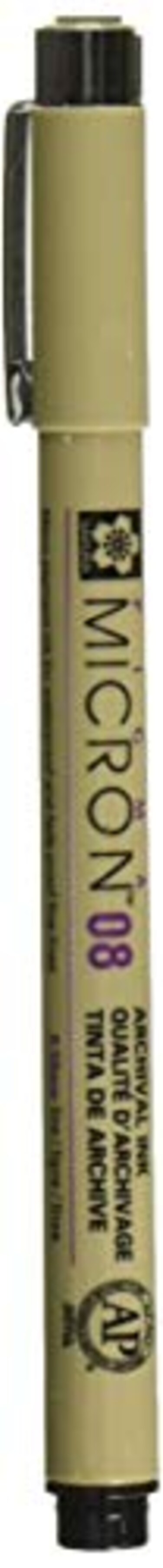 Sakura Pigma Micron Pen 08 Blk 3pc