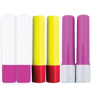Sewline Temporary Glue Pen Refill BluePinkYellow 6 Pack Part No 50062