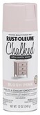 Rust-Oleum RustOleum Blush Pink Chalked AllinOne Ultra Matte Spray Paint One Coat Coverage No Primer Sanding Or Topcoat Needed Easy Spray Application Made in USA 12 OZ