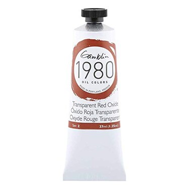 Gamblin 1980 Oil Trans Red Oxide 37Ml