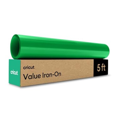 Cricut Value Iron On Green 12in x 5ft roll HTV Heat Transfer Vinyl