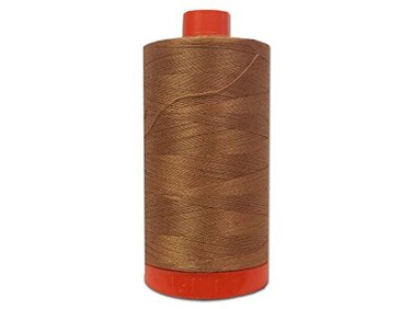Aurifil Mako Cotton Quilting Thread 50 wt Light Chestnut 1420 yd