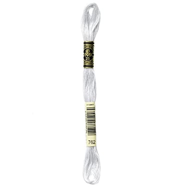 DMC Thread 6Strand Embroidery Cotton 87 Yards Very Light Pearl Grey 117762 12Pack
