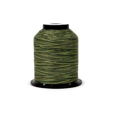 Finesse Variegated Thread 100 Polyester 3ply 50wt 1100yds Stackable Thread Cones for Quilting and Sewing Deep Forest Green