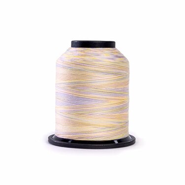 Finesse Variegated Thread 100 Polyester 3ply 50wt 1100yds Stackable Thread Cones for Quilting and Sewing Pastels