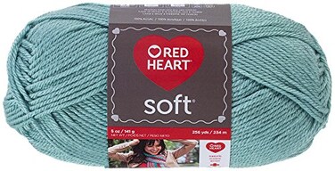 Red Heart Soft Yarn Seafoam