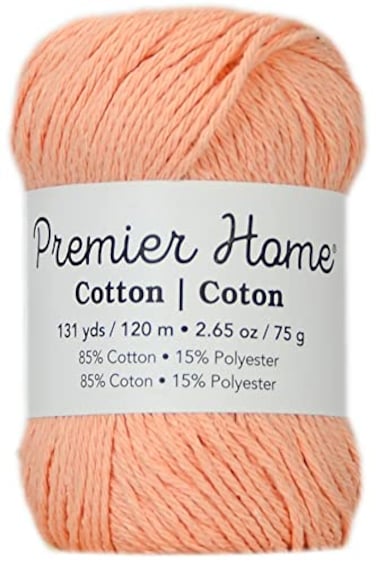 Premier Yarns Home Cotton Yarn Solid Peach
