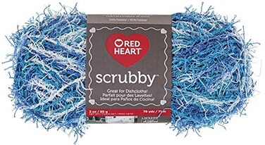 RED HEART Scrubby Yarn Waves