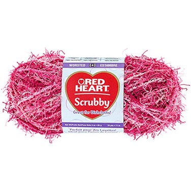 RED Heart Scrubby Yarn Candy