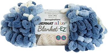 Bernat Alize BlanketEZ Yarn Denim Blues