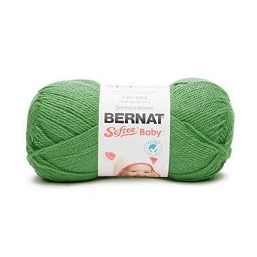Bernat Softee Baby Yarn 5 oz Gauge 3 Light Grass Green