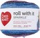 Red Heart Roll with It Sparkle Yarn Amethyst