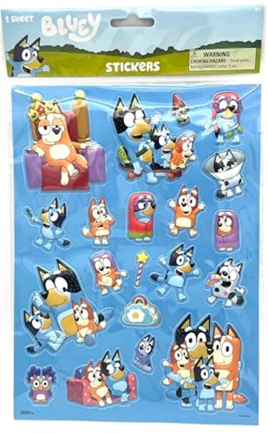Trends International Bluey Raised Sticker Sheet