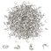 NBEADS 500 PCS Stainless Steel Bead Tips Open Clamshell FoldOver Bead Tips Knot Covers End Caps for Knots Crimp Findings