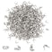 NBEADS 500 PCS Stainless Steel Bead Tips Open Clamshell FoldOver Bead Tips Knot Covers End Caps for Knots Crimp Findings