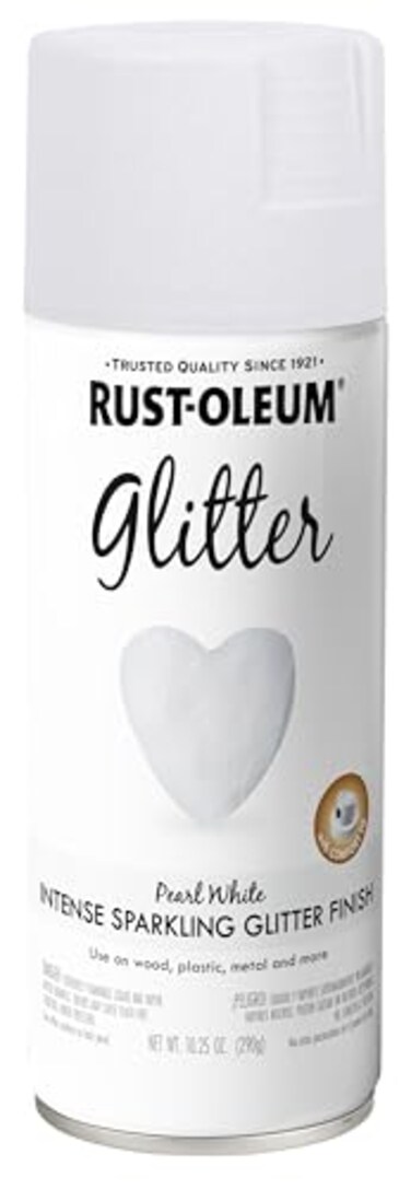 Rust-Oleum RustOleum 299426 Specialty Glitter Spray Paint 1025 Oz Pearl White