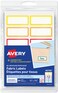 Avery NoIron Fabric Name Labels Rainbow Borders Preprinted Designs HandwriteOnly 24 Preprinted Labels 40706