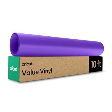 Cricut Value Permanent Vinyl Matte Purple 12in x 10ft Roll