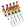 Tegg Round Clay Cutter 40PCS 8Size Mini Indentation Circle Shape Clay Cutters Mold Soft Ceramics Dotting DIY Tools for Pottery