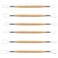 Suiwotin 6pcs DoubleSided Clay Sculpting Tools Wooden Handle Ribbon Clay Tools Pottery Trimming Tool Clay Wire Loop Sculpture Set for Ceramic Wax Carving Modeling