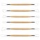 Suiwotin 6pcs DoubleSided Clay Sculpting Tools Wooden Handle Ribbon Clay Tools Pottery Trimming Tool Clay Wire Loop Sculpture Set for Ceramic Wax Carving Modeling