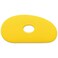 Mudtools Pottery Ribs Shape 1 Polymer Rib Yellow Soft KidneyShaped Clay Shaping Tool Y1