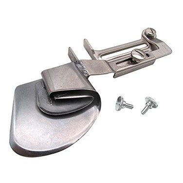 ckpsms KUNPENG KP203 1PCS Double FOLD Clean Finish Straight Hemming Folder Attachment FIT for Sewing Machine Hem Size 1213mm