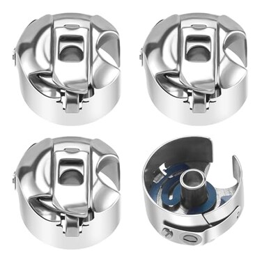HINZIC 4Pcs Bobbin Case for Juki DDL5550 DDL8100 DDL8300 DDL8500 DDL8700 Single Needle Sewing Machine for Front Loading B18370120A0