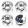 HINZIC 4Pcs Bobbin Case for Juki DDL5550 DDL8100 DDL8300 DDL8500 DDL8700 Single Needle Sewing Machine for Front Loading B18370120A0
