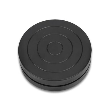 Joyzan Ceramic Rotation Wheel Clay Double Side Pottery Turntable Small Art Table Sculpture Sculpting Rotate Spinner Handmade Craft Platform Tool Student Paint Spraying Displaying DIY Projects 45in