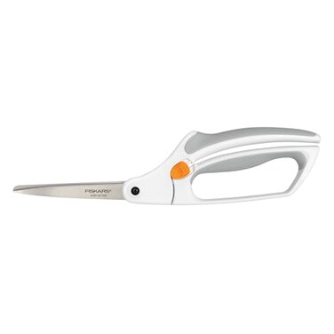 Fiskars Softgrip AllPurpose Scissors Stainless Steel WhiteOrange 26 cm