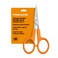 Fiskars OrangeHandled Straight Detail Scissors Stainless Steel Blades Ambidextrous Doubleloop Handle