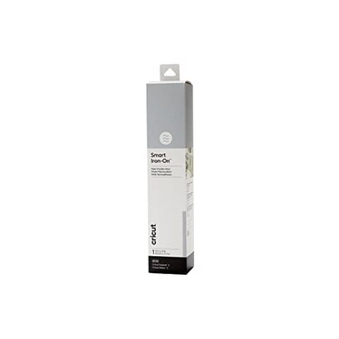 Cricut Smart Iron On Silver 9ft Roll 13x108 Heat Transfer Vinyl for Maker Explore Machines Matless Cutting for Long cuts up to 12ft