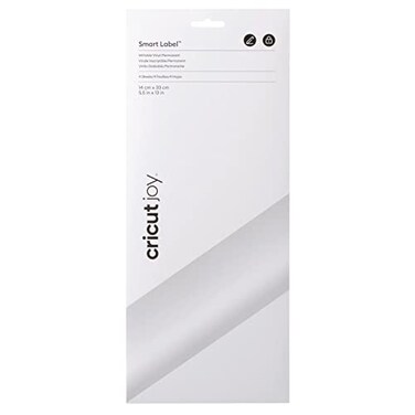 Cricut Joy Smart Label Writable Vinyl Permanent White