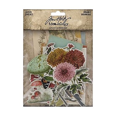 Advantus IdeaOlogy Layers DieCuts 45Pkg Organic